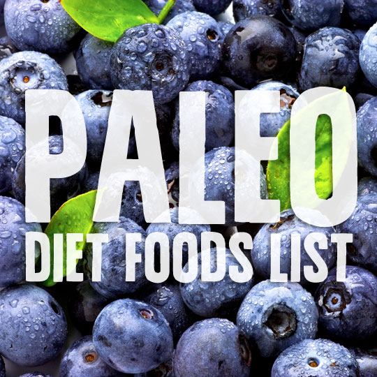 paleo grocery list