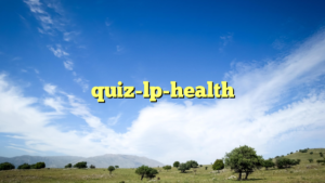 quiz-lp-health